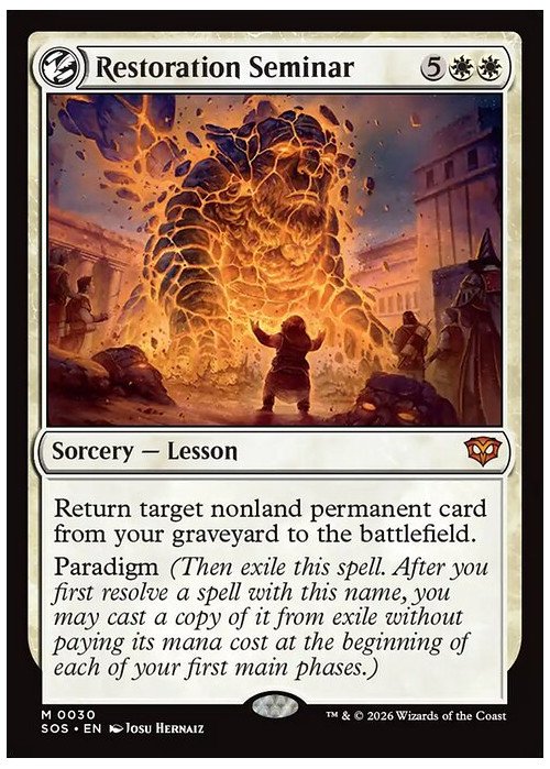 Restoration Seminar