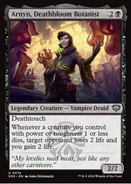 Arnyn, Deathbloom Botanist