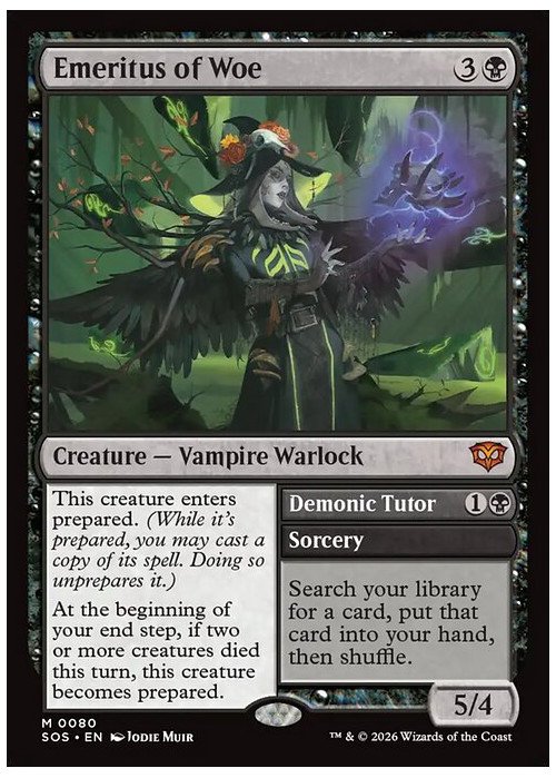 Emeritus of Woe // Demonic Tutor