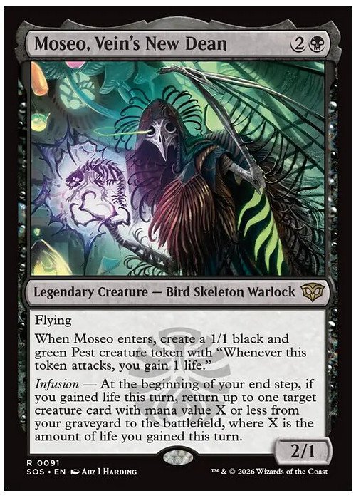Moseo, Vein's New Dean