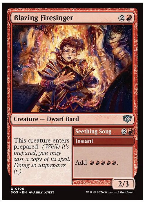Blazing Firesinger // Seething Song