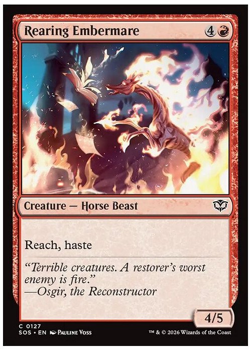 Rearing Embermare