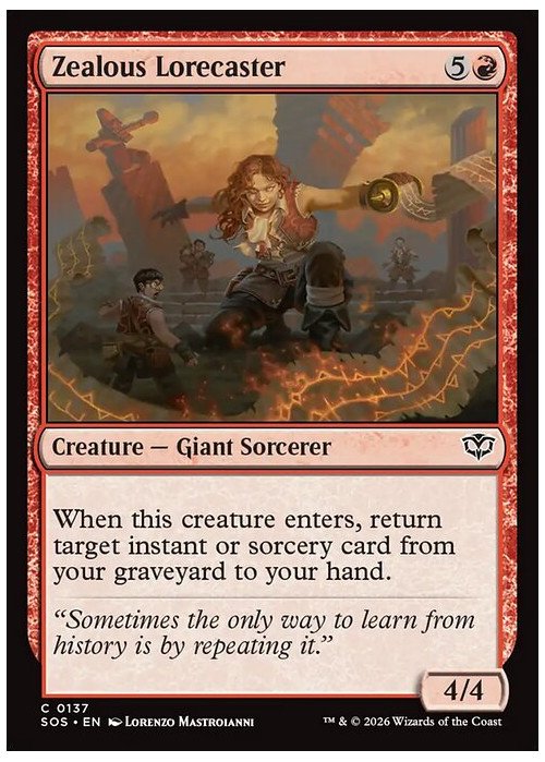 Zealous Lorecaster