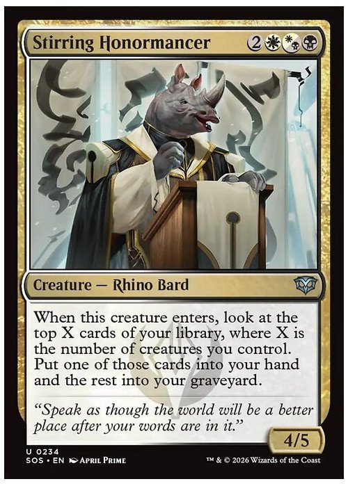 Stirring Honormancer