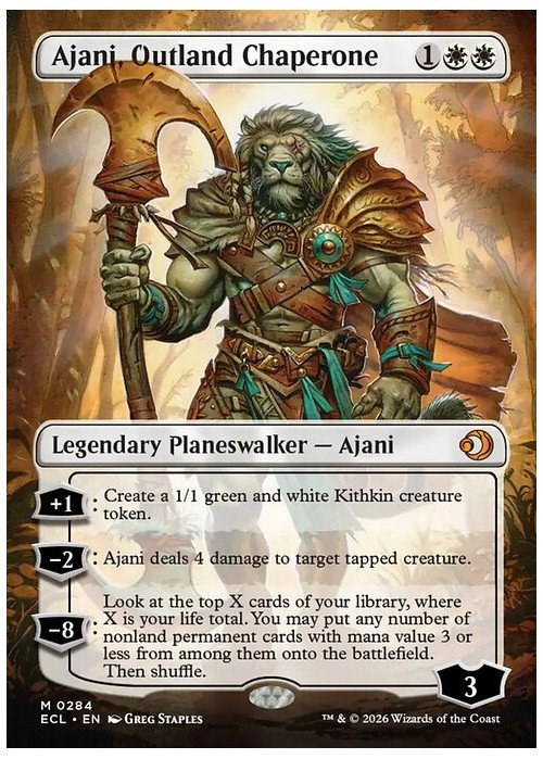 Ajani, Outland Chaperone