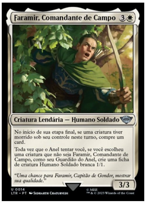 Faramir, Field Commander | Faramir, Comandante de Campo