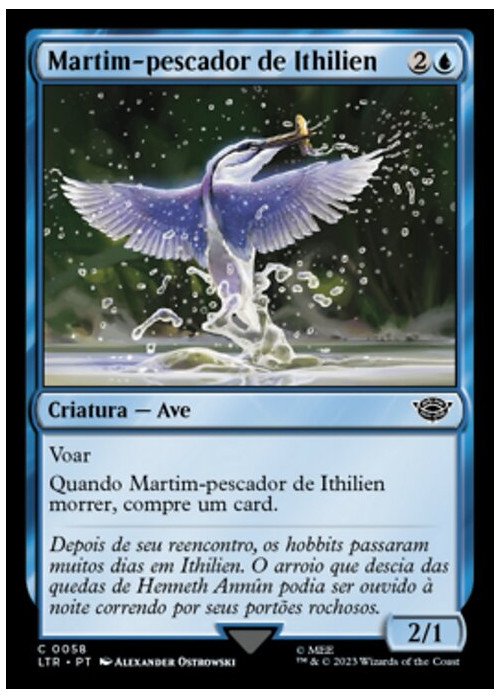 Ithilien Kingfisher | Martim-pescador de Ithilien