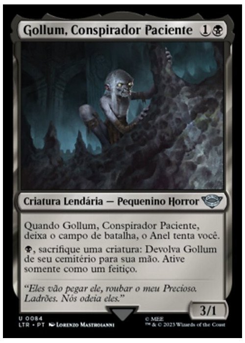 Gollum, Patient Plotter | Gollum, Conspirador Paciente