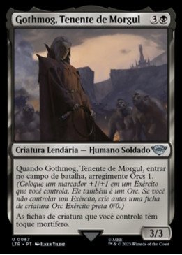 Gothmog, Morgul Lieutenant | Gothmog, Tenente de Morgul