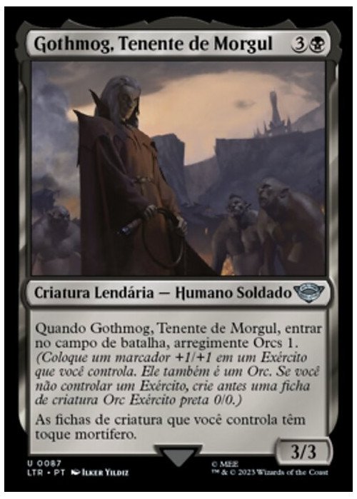 Gothmog, Morgul Lieutenant | Gothmog, Tenente de Morgul