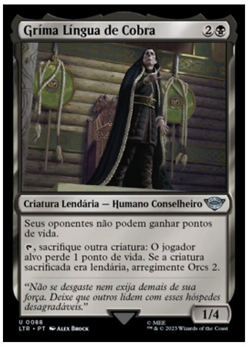 Gríma Wormtongue | Gríma Língua de Cobra