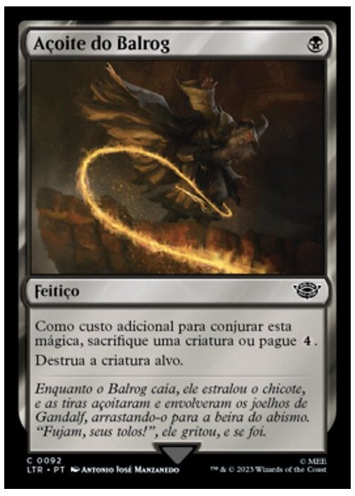 Lash of the Balrog | Açoite do Balrog