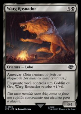 Snarling Warg | Warg Rosnador