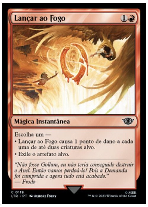 Cast into the Fire | Lançar ao Fogo