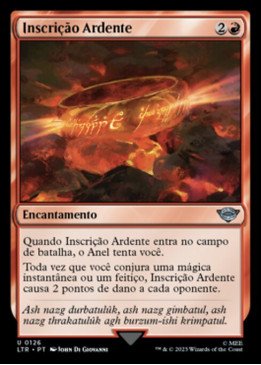 Fiery Inscription | Inscrição Ardente
