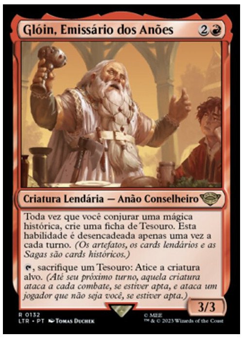 Glóin, Dwarf Emissary | Glóin, Emissário dos Anões