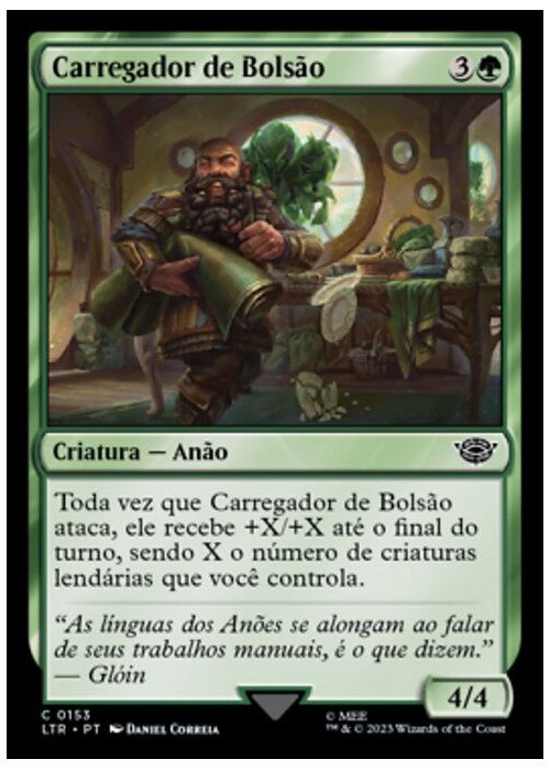 Bag End Porter | Carregador de Bolsão