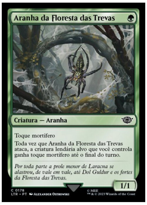 Mirkwood Spider | Aranha da Floresta das Trevas