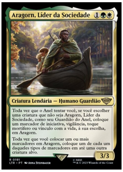 Aragorn, Company Leader | Aragorn, Líder da Sociedade