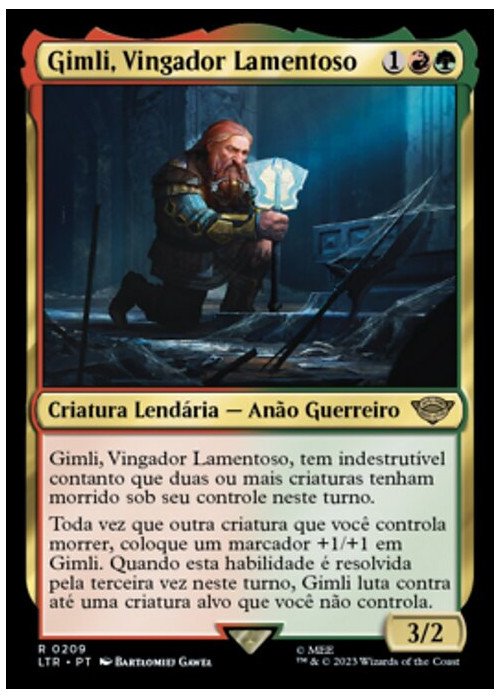 Gimli, Mournful Avenger | Gimli, Vingador Lamentoso