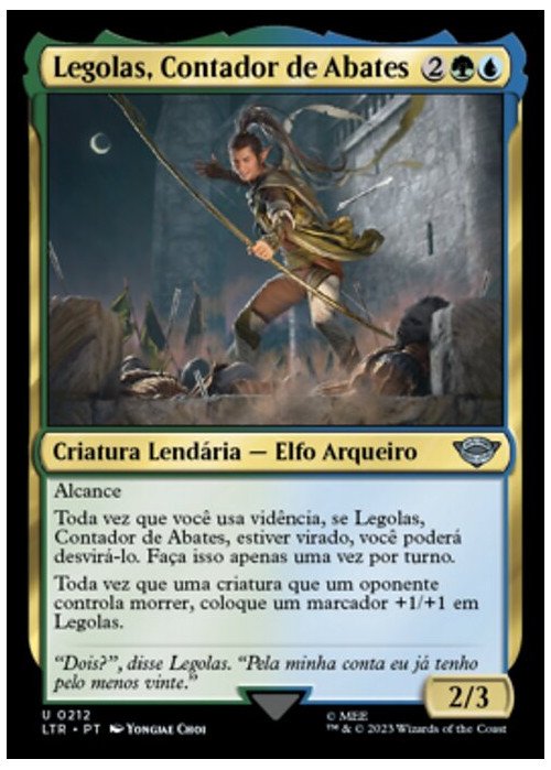 Legolas, Counter of Kills | Legolas, Contador de Abates