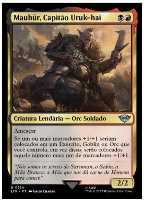 Mauhúr, Uruk-hai Captain | Mauhúr, Capitão Uruk-hai