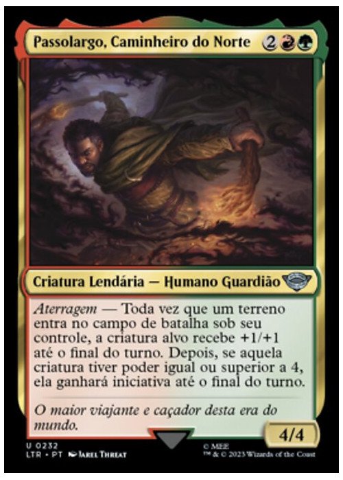 Strider, Ranger of the North | Passolargo, Caminheiro do Norte