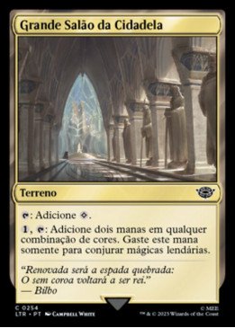 Great Hall of the Citadel | Grande Salão da Cidadela