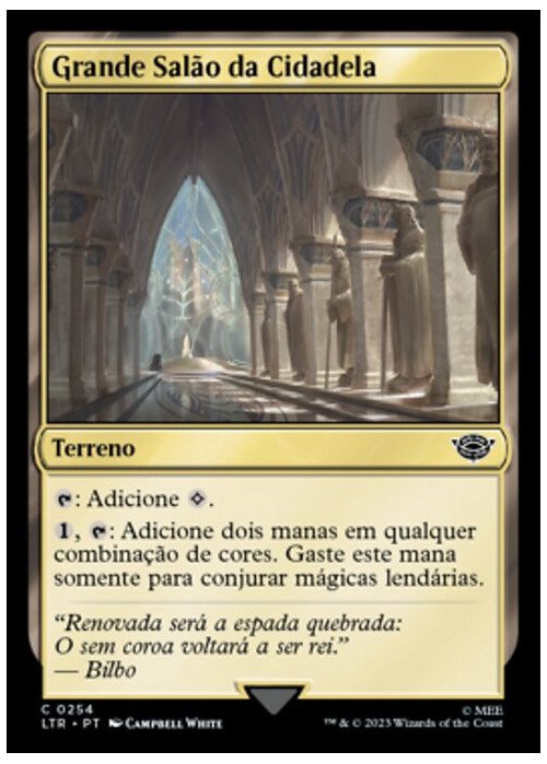 Great Hall of the Citadel | Grande Salão da Cidadela