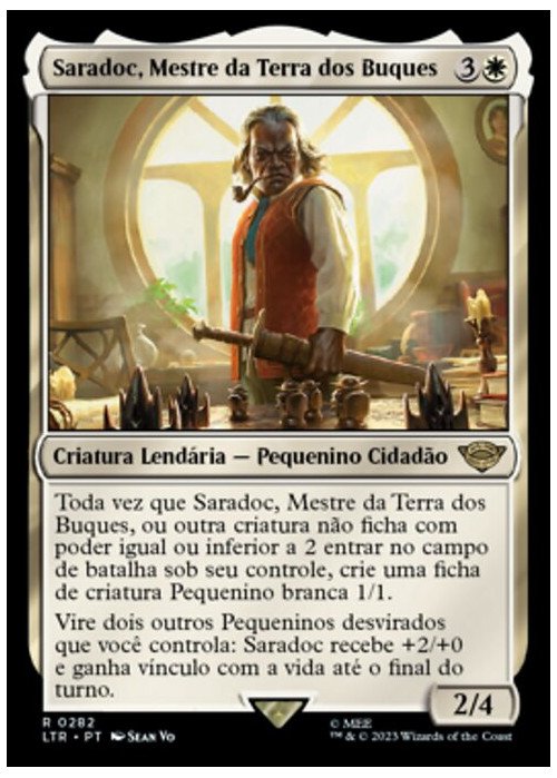 Saradoc, Master of Buckland | Saradoc, Mestre da Terra dos Buques