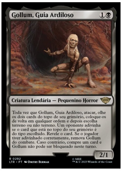Gollum, Scheming Guide | Gollum, Guia Ardiloso