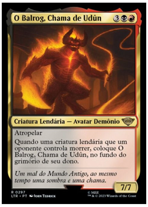 The Balrog, Flame of Udûn | O Balrog, Chama de Udûn
