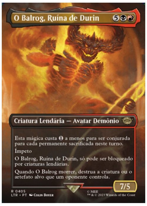 The Balrog, Durin's Bane | O Balrog, Ruína de Durin
