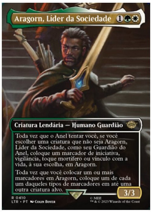 Aragorn, Company Leader | Aragorn, Líder da Sociedade