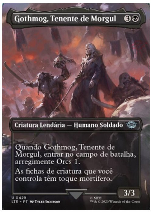 Gothmog, Morgul Lieutenant | Gothmog, Tenente de Morgul