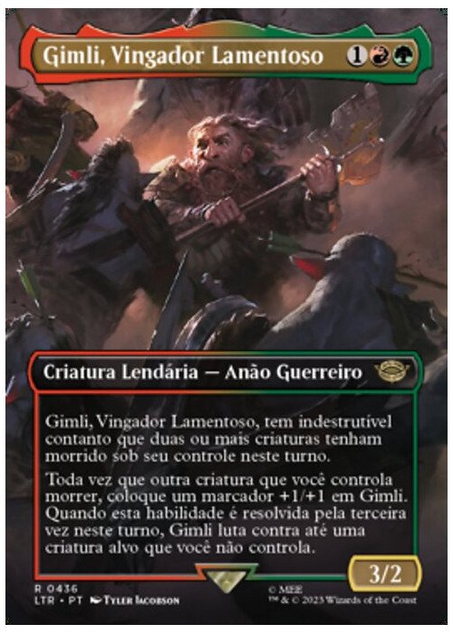Gimli, Mournful Avenger | Gimli, Vingador Lamentoso