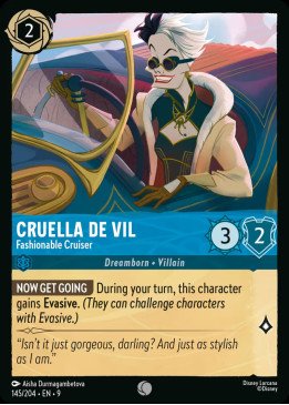 Cruella De Vil — Fashionable Cruiser