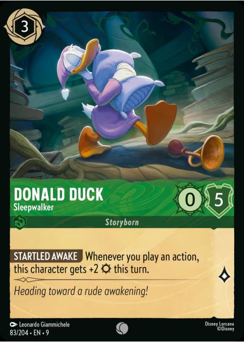 Donald Duck — Sleepwalker