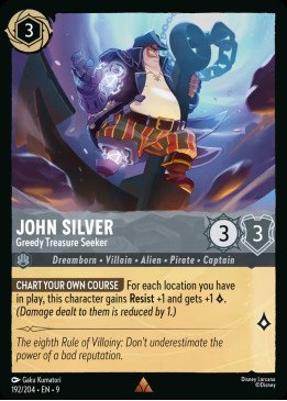 John Silver — Greedy Treasure Seeker