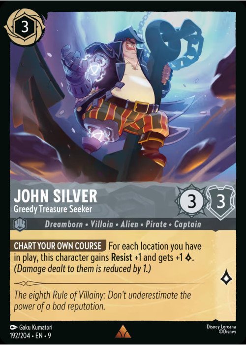 John Silver — Greedy Treasure Seeker