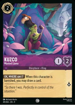 Kuzco — Wanted Llama