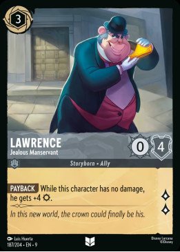 Lawrence — Jealous Manservant