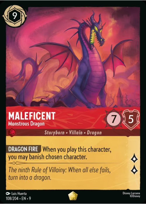 Maleficent — Monstrous Dragon