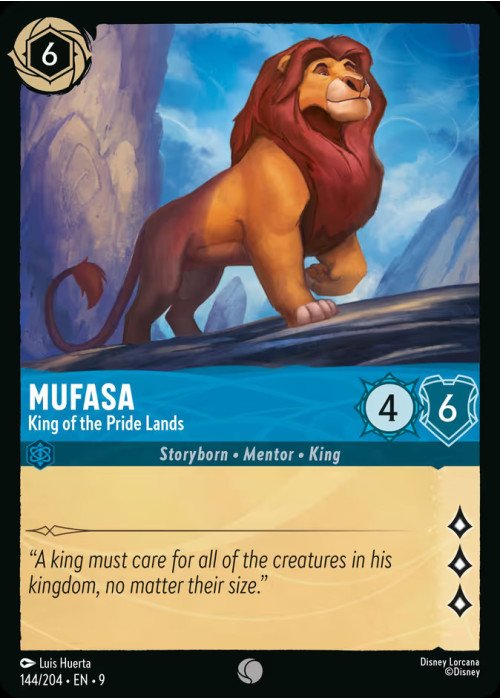 Mufasa — King of the Pride Lands
