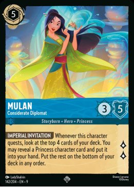 Mulan — Considerate Diplomat