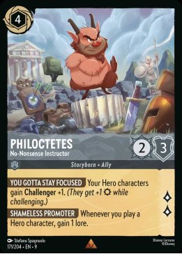 Philoctetes — No-Nonsense Instructor