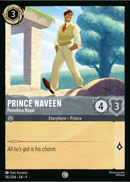 Prince Naveen — Penniless Royal
