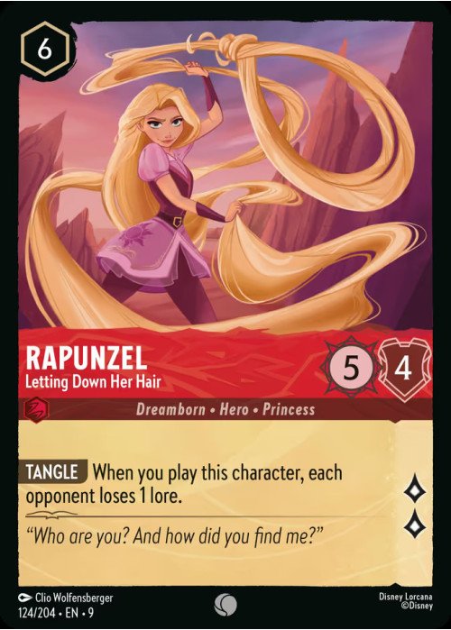 Rapunzel — Letting Down Her Hair