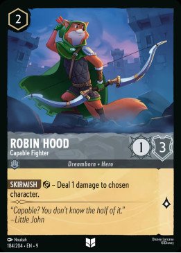 Robin Hood — Capable Fighter