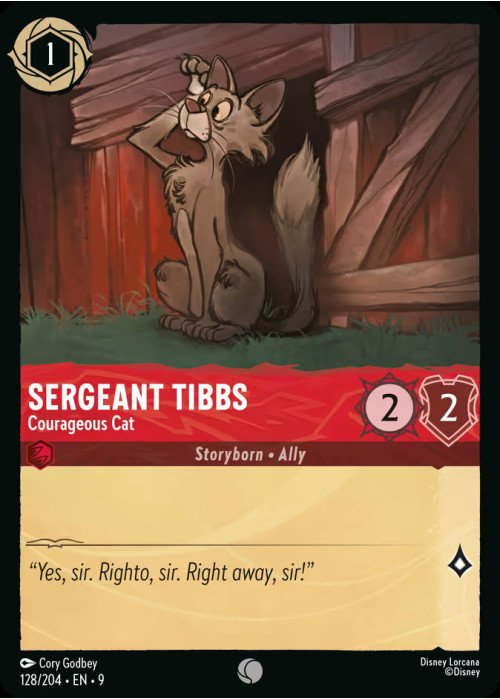 Sergeant Tibbs — Courageous Cat
